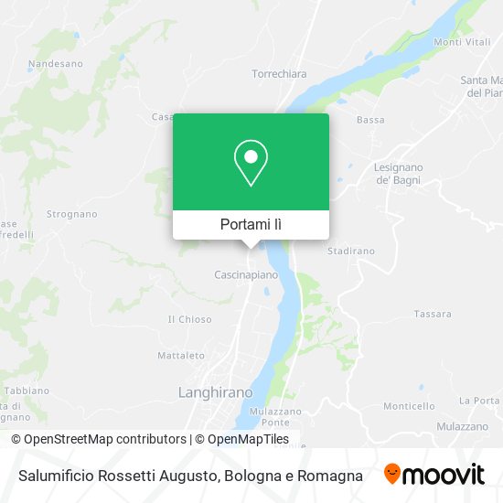 Mappa Salumificio Rossetti Augusto