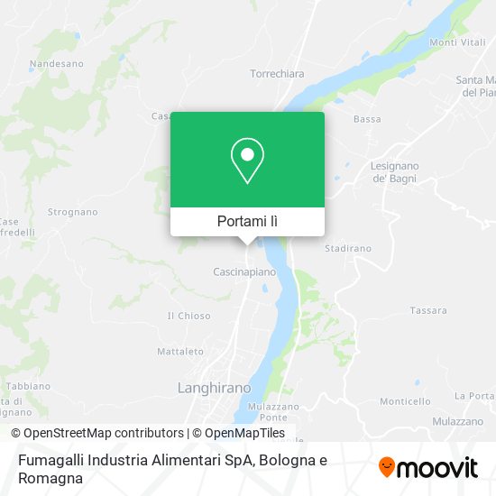 Mappa Fumagalli Industria Alimentari SpA