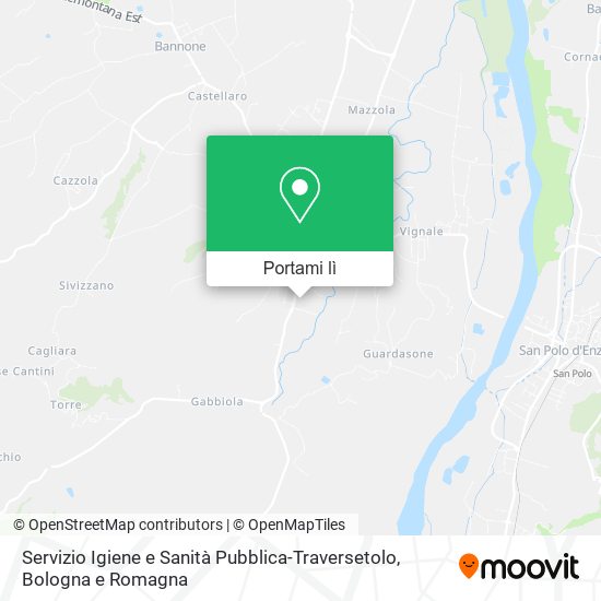 Mappa Servizio Igiene e Sanità Pubblica-Traversetolo