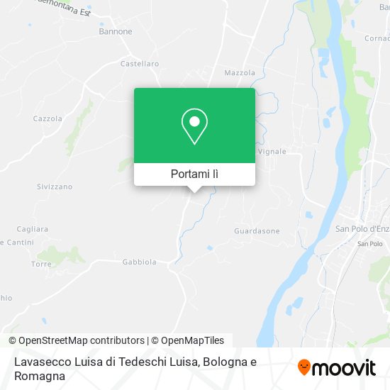 Mappa Lavasecco Luisa di Tedeschi Luisa