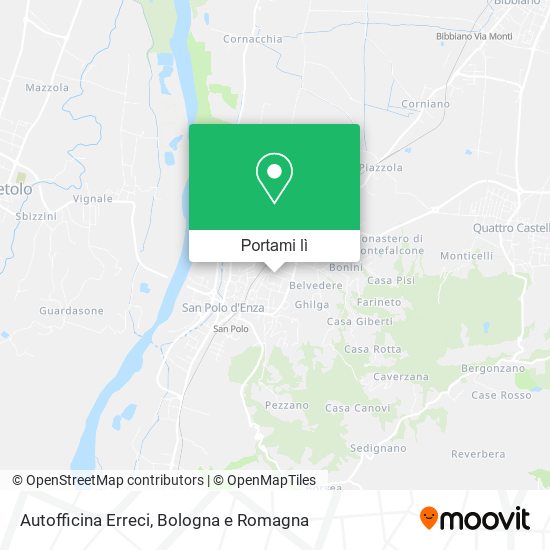 Mappa Autofficina Erreci