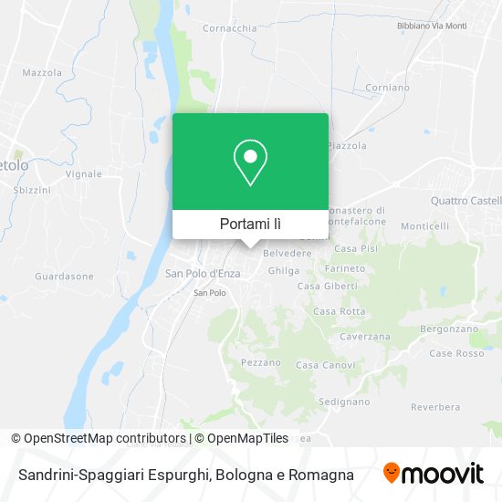 Mappa Sandrini-Spaggiari Espurghi
