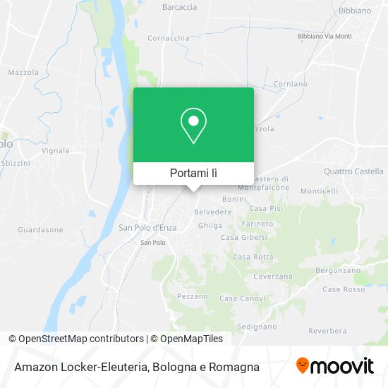 Mappa Amazon Locker-Eleuteria