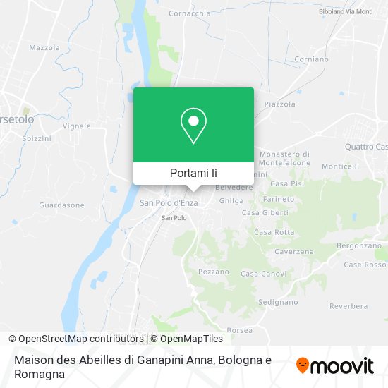 Mappa Maison des Abeilles di Ganapini Anna