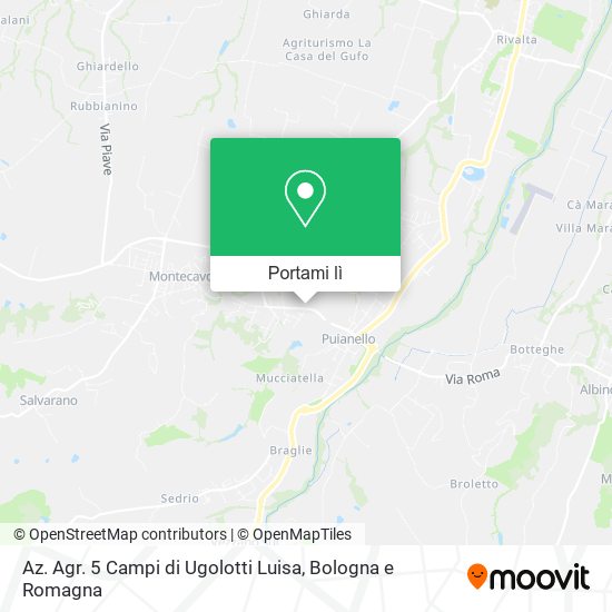 Mappa Az. Agr. 5 Campi di Ugolotti Luisa