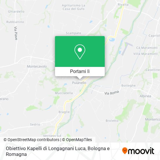 Mappa Obiettivo Kapelli di Longagnani Luca