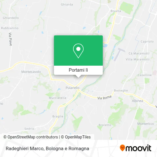 Mappa Radeghieri Marco