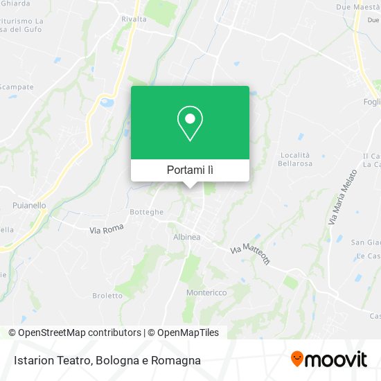 Mappa Istarion Teatro