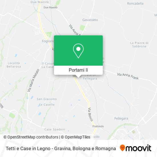 Mappa Tetti e Case in Legno - Gravina