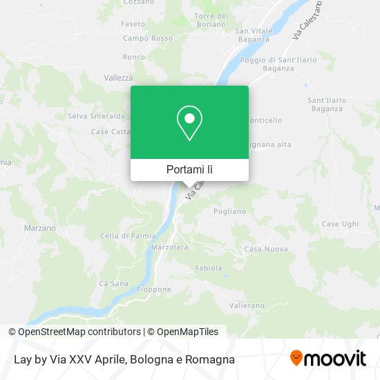 Mappa Lay by Via XXV Aprile