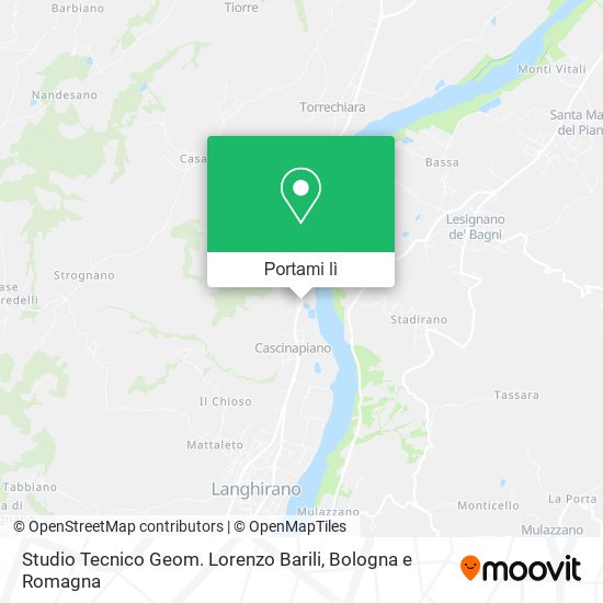 Mappa Studio Tecnico Geom. Lorenzo Barili