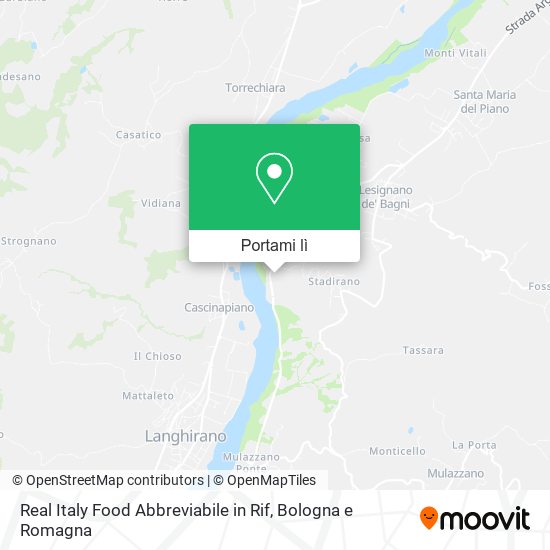 Mappa Real Italy Food Abbreviabile in Rif