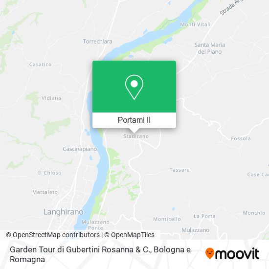 Mappa Garden Tour di Gubertini Rosanna & C.