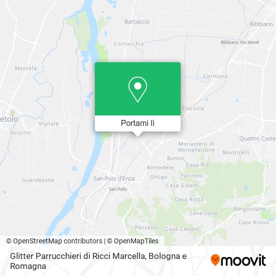 Mappa Glitter Parrucchieri di Ricci Marcella