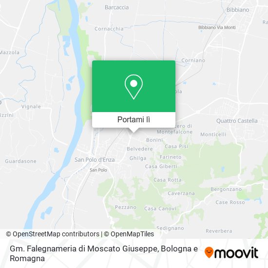 Mappa Gm. Falegnameria di Moscato Giuseppe