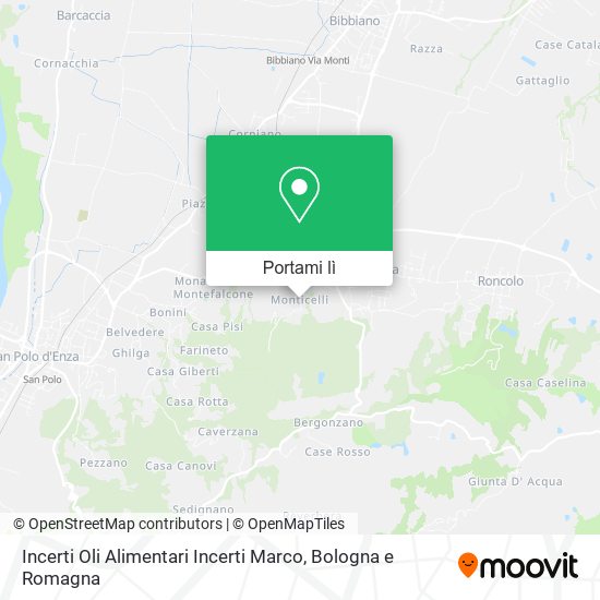 Mappa Incerti Oli Alimentari Incerti Marco