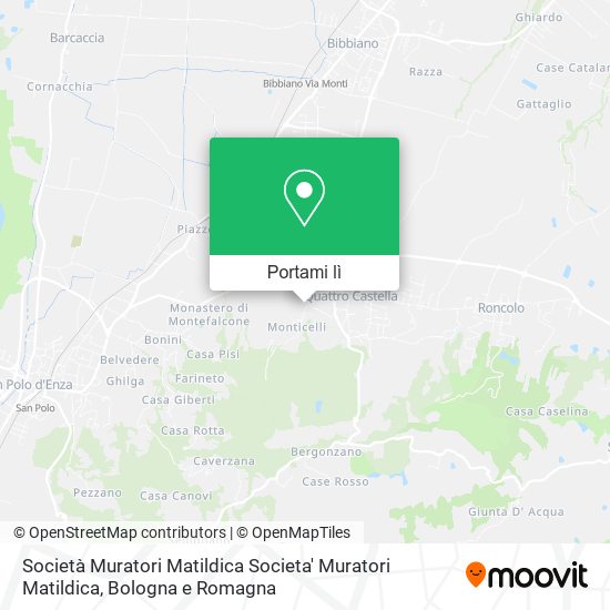 Mappa Società Muratori Matildica Societa' Muratori Matildica