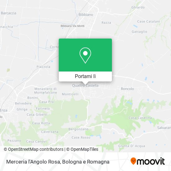Mappa Merceria l'Angolo Rosa