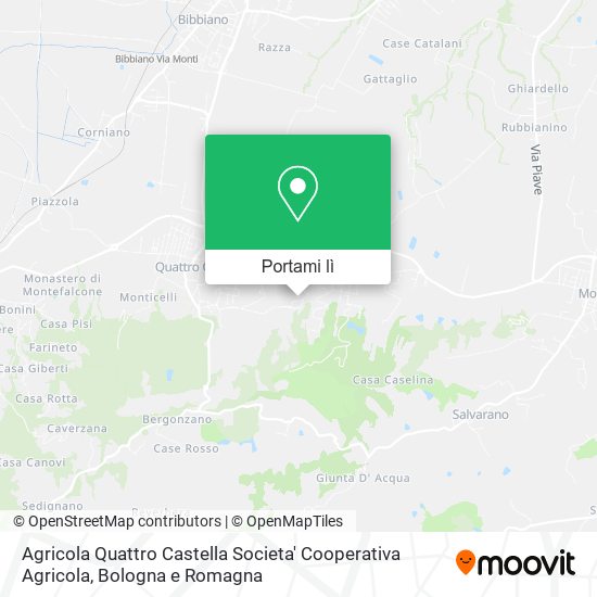 Mappa Agricola Quattro Castella Societa' Cooperativa Agricola