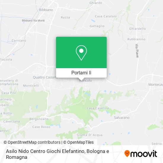 Mappa Asilo Nido Centro Giochi Elefantino