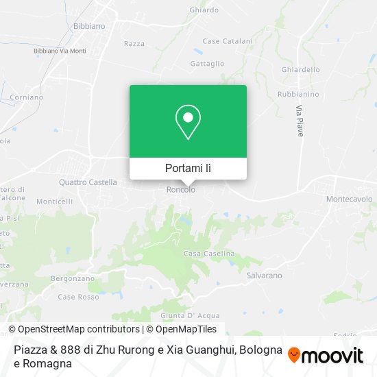 Mappa Piazza & 888 di Zhu Rurong e Xia Guanghui