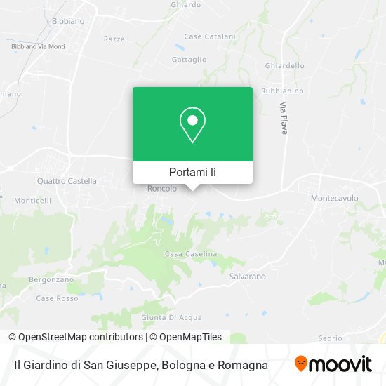 Mappa Il Giardino di San Giuseppe