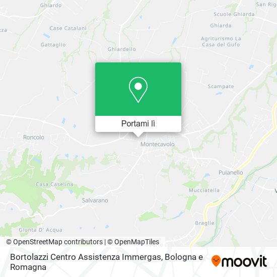Mappa Bortolazzi Centro Assistenza Immergas