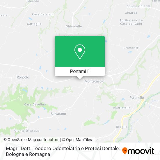 Mappa Magri' Dott. Teodoro Odontoiatria e Protesi Dentale