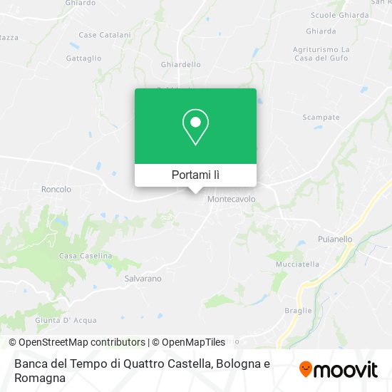 Mappa Banca del Tempo di Quattro Castella