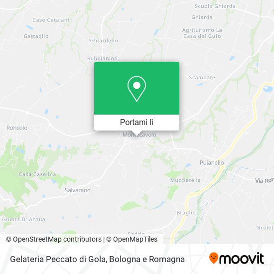 Mappa Gelateria Peccato di Gola