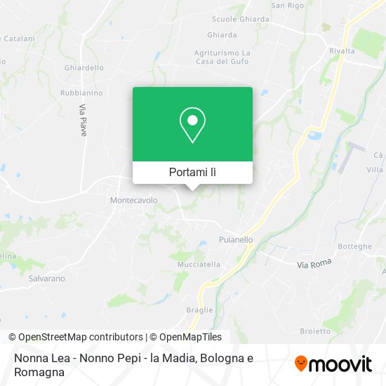 Mappa Nonna Lea - Nonno Pepi - la Madia