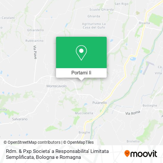Mappa Rdm. & Pxp Societa' a Responsabilita' Limitata Semplificata
