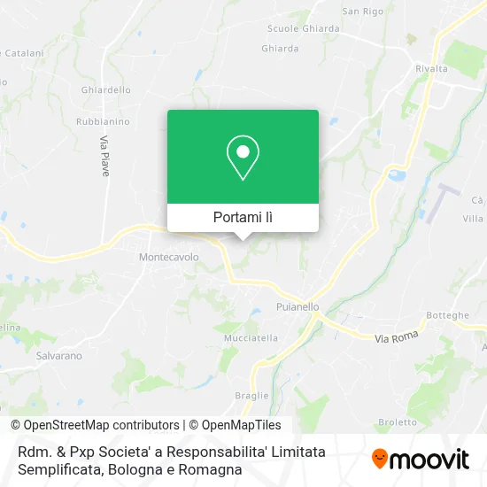 Mappa Rdm. & Pxp Societa' a Responsabilita' Limitata Semplificata