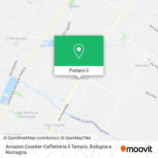Mappa Amazon Counter-Caffetteria il Tempio