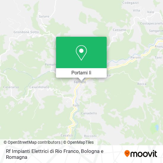 Mappa Rf Impianti Elettrici di Rio Franco