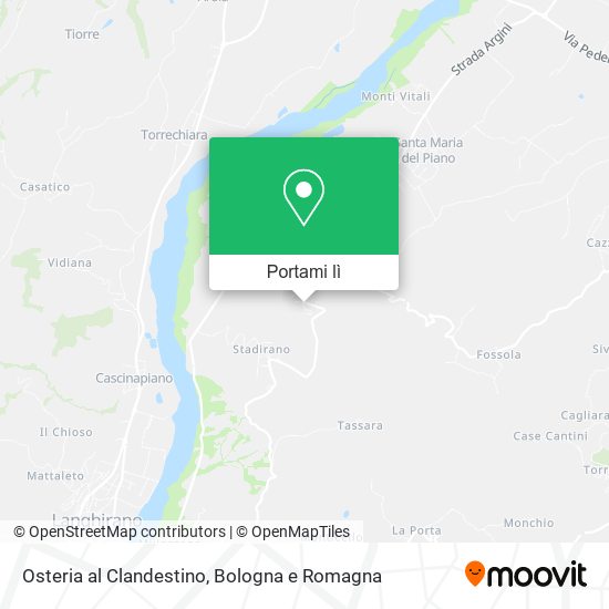 Mappa Osteria al Clandestino