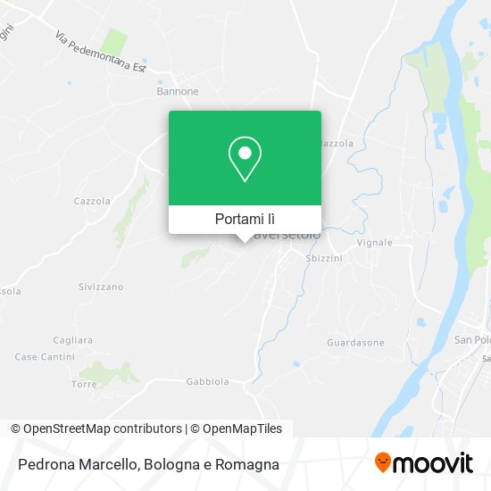 Mappa Pedrona Marcello