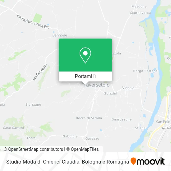 Mappa Studio Moda di Chierici Claudia