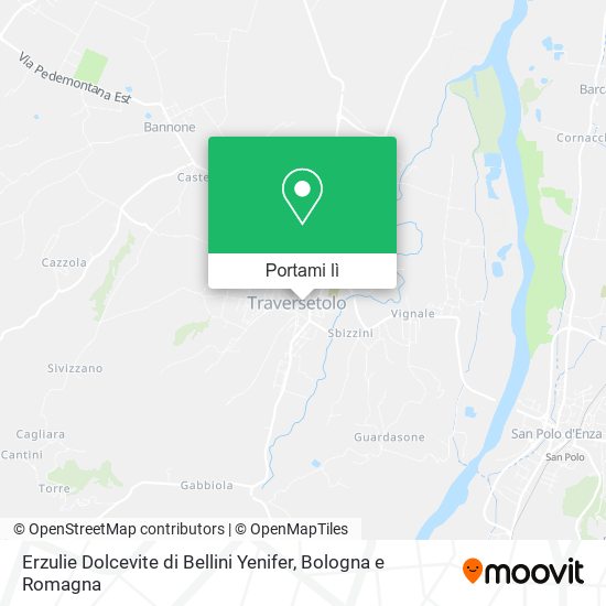 Mappa Erzulie Dolcevite di Bellini Yenifer