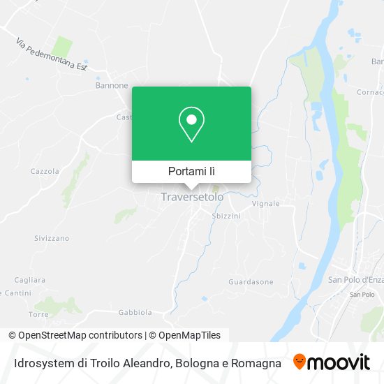 Mappa Idrosystem di Troilo Aleandro