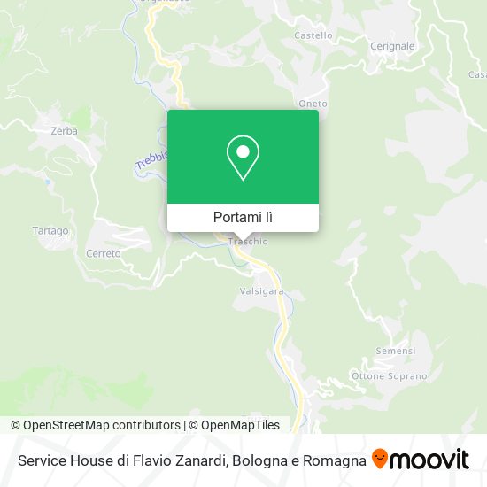 Mappa Service House di Flavio Zanardi