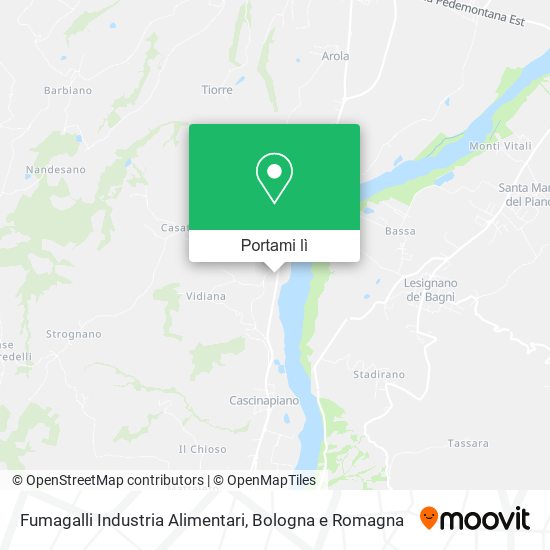Mappa Fumagalli Industria Alimentari