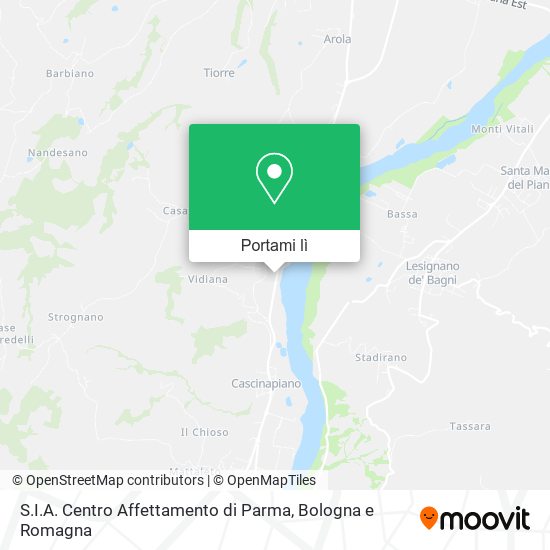 Mappa S.I.A. Centro Affettamento di Parma