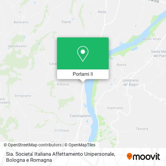 Mappa Sia. Societa' Italiana Affettamento Unipersonale