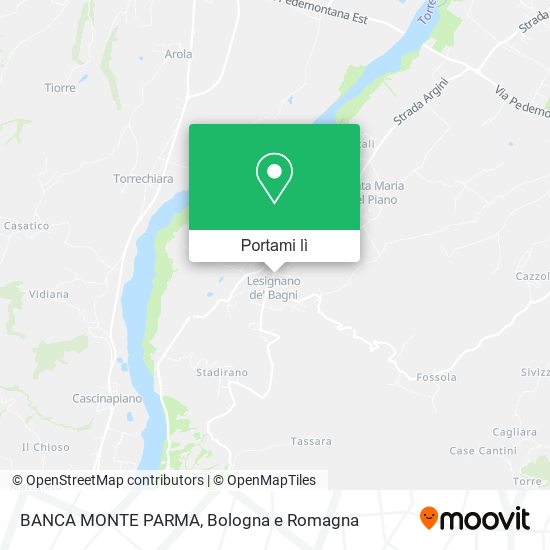 Mappa BANCA MONTE PARMA
