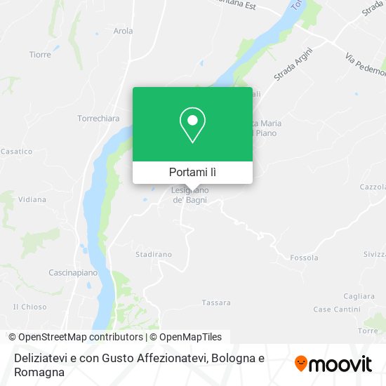 Mappa Deliziatevi e con Gusto Affezionatevi