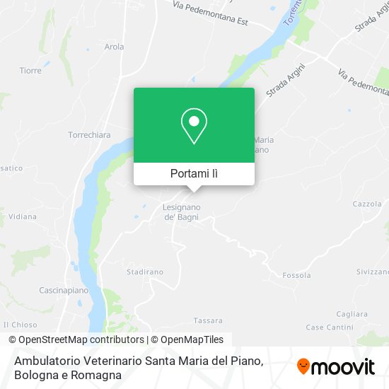 Mappa Ambulatorio Veterinario Santa Maria del Piano