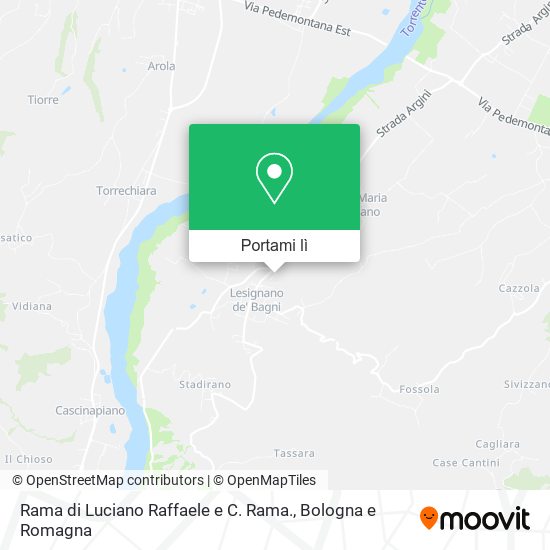 Mappa Rama di Luciano Raffaele e C. Rama.
