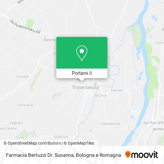 Mappa Farmacia Bertuzzi Dr. Susanna