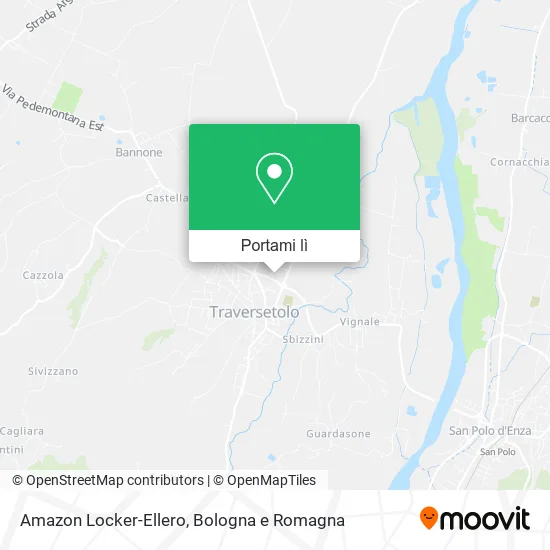 Mappa Amazon Locker-Ellero